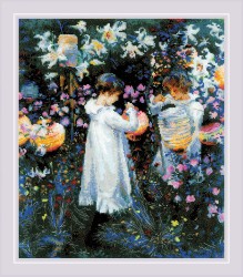 Набор для вышивания РИОЛИС арт.2053 Гвоздика, лилия, лилия, роза (по мотивам картины Д. С. Сарджента) 30х35 см