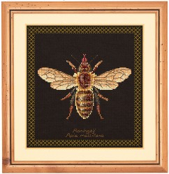 Набор для вышивания THEA GOUVERNEUR арт.3017.05 Пчела 17х18 см