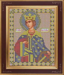 Набор для вышивания бисером GALLA COLLECTION арт.М 214 Св. Екатерина 12х15 см