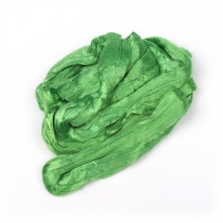 Шерсть для валяния ТРО "Гребенная лента" (вискоза) 50г цв.0434 зеленый