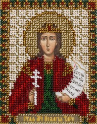 Набор для вышивания PANNA арт. CM-1661 Икона Святой мученицы Пелагии Тарсийской 8,5х11 см