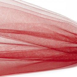 Еврофатин мягкий матовый Hayal Tulle арт.HT.S шир.300см, 100% полиэстер цв.53 уп.1м - красный