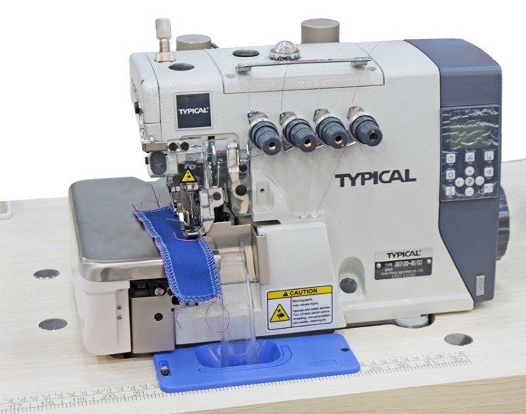 Оверлок Typical 4-х нит. (комплект: голова+стол+устройство) GN7100-4/D3