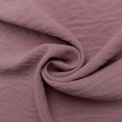 Ткань Лен Манго 110 г кв.м 100% полиэстер шир.148 см арт.Р.34099.12 цв.12 розовая пудра уп.30м
