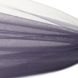 Еврофатин мягкий матовый Hayal Tulle арт.HT.S шир.300см, 100% полиэстер цв.132 уп.50м - серо-фиолетовый