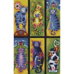 Набор для вышивания нитками БЕЛОСНЕЖКА арт.БЛ.922-14 Коллекция кошек 23х36.5см