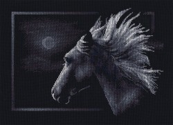 Набор для вышивания PANNA арт. J-0527 Лунный конь 28,5х20 см