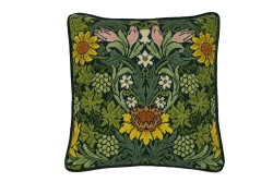 Набор для вышивания подушки Bothy Threads арт.TAC4 Sunflowers William Morris (Подсолнухи) 35,5х35,5 см