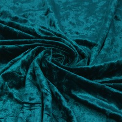 Ткань Бархат мраморный 260 г/м 95% пэ, 5% спандекс шир.150 см арт.С.2153.02 цв.изумрудный уп.1м
