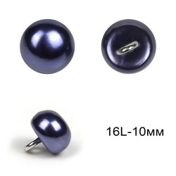 Пуговицы пластиковые C-GE01 цв.фиолетовый 16L-10мм, на ножке, 36шт