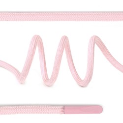 Шнурки круглые полиэфир 4 мм цв.светло-розовый S512 арт.TBY 7290-0036/ длина 130 см/ упак. 50 шт