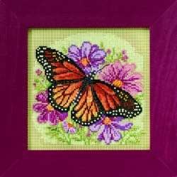Набор для вышивания MILL HILL Бабочка Монарх 12,7х12,7 см