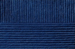 Пряжа для вязания ПЕХ "Перспективная" (50% мериносовая шерсть, 50% акрил) 5х100г/270м цв.004 т.синий