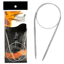 Спицы круговые для вязания на тросиках Maxwell Black арт.40-35 3,5 мм /40 см уп.10шт