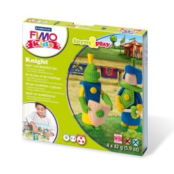 FIMO kids form&play "Рыцарь", состоящий из 4-ти блоков по 42г, уровень сложности 3, арт.8034 05 LZ
