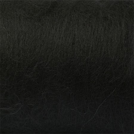 Шерсть для валяния КАМТ "Кардочес" (100% шерсть п/т) 1х100г цв.003 черный