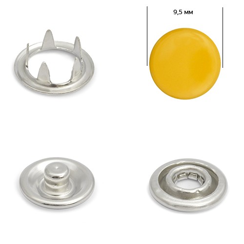 Кнопка трикотажная (закрытая) 9,5 мм - эмаль 111/1440 шт