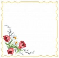 Рисунок на ткани ЧАРИВНА МИТЬ арт.РТ-027 40х40 см упак (1 шт)