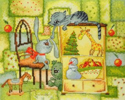Набор для вышивания МАРЬЯ ИСКУСНИЦА арт.15.001.18 Рождественское одеяло, по рисунку В. Кирдий 25х20 см