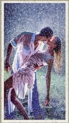 Рисунок на ткани (Бисер) КОНЁК арт. 8530 Поцелуй под дождем 25х45 см