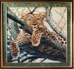 Набор для вышивания РИОЛИС арт.937 Леопард 60х60 см