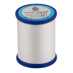Швейные нитки SumikoThread GFST 50 100%полиэстер 200 м (219 я) цв.401 белый