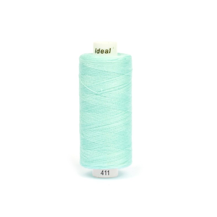 Нитки бытовые IDEAL 40/2 366м 100% п/э, цв.411 мятный