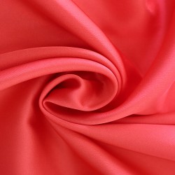 Ткань шелк Армани 90 г/м2 97% полиэстер, 3% спандекс шир.145 см арт.Р.18547.40 цв.40 красный уп.25м