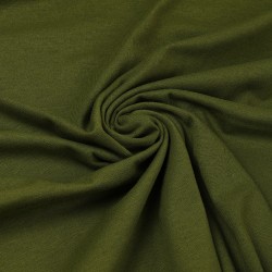Ткань кулирка гл/крашеный, 145г/м2 100% хлопок шир.100+100см арт. N-ДЛ1453130 цв.зеленый уп.6м