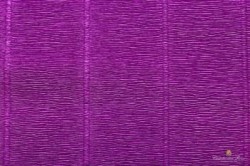 Бумага гофрированная Италия 50см х 2,5м 180г/м цв.593 фиолетовый
