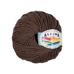 Пряжа ALPINA MARGO (100% мериносовая шерсть) 10х50г/75м цв.03 т.коричневый