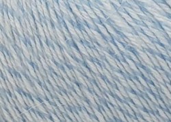 Пряжа для вязания ПЕХ "Детский каприз" (50% мериносовая шерсть, 50% фибра) 10х50г/225м цв.1292 Мулине голубой/отбелка