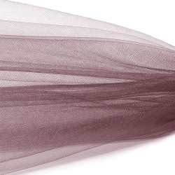 Фатин Кристалл средней жесткости блестящий арт.K.TRM шир.300см, 100% полиэстер цв. 46 К уп.50м - пепельная роза