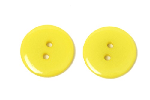 Пуговицы пластик TBY BT цв.110 желтый 24L-15мм, 2 прокола, 150 шт