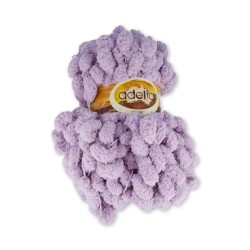 Пряжа ADELIA BOB (100% полиэстер) 2х200г/50м СК цв.19 св.фиолетовый