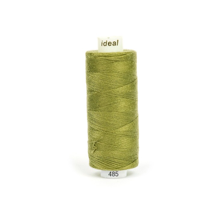 Нитки бытовые IDEAL 40/2 366м 100% п/э, цв.485 серый