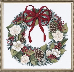 Набор для вышивания JANLYNN арт.021-1415 Рождественские традиции 36,2х36,2 см
