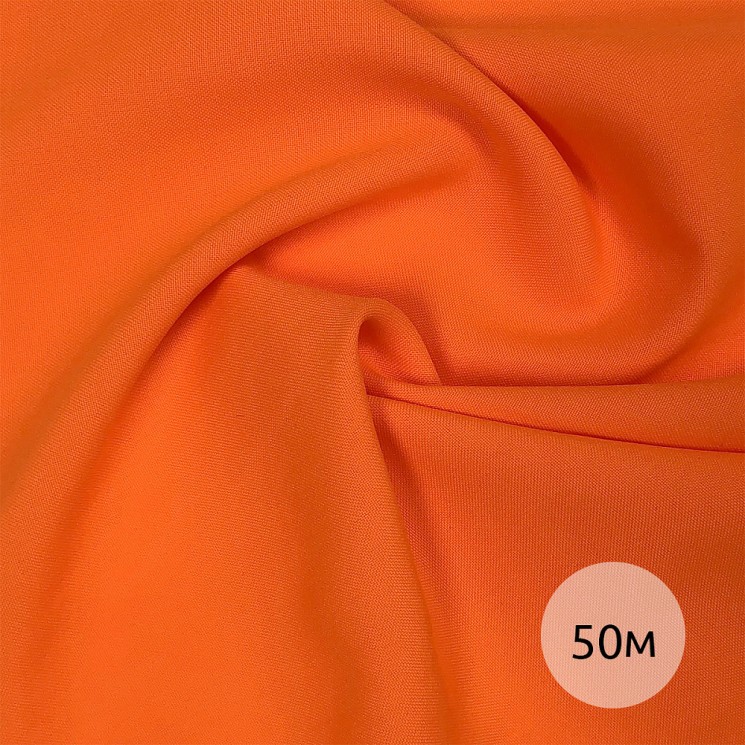 Ткань Габардин 150г/м 100% ПЭ шир.150см цв.S02 неон-оранжевый рул.50м