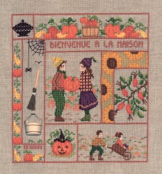 Набор для вышивания Le Bonheur des Dames арт.2659 Bienvenue Octobre (Добро пожаловать, октябрь) 21х23 см