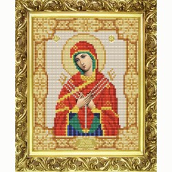 Рисунок на ткани (Бисер) КОНЁК арт. 9116 Богородица Умягчение злых сердец 15х18 см