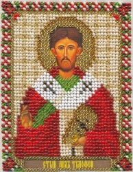 Набор для вышивания PANNA арт. CM-1410 Икона Святого Апостола Тимофея 8,5х10,5 см