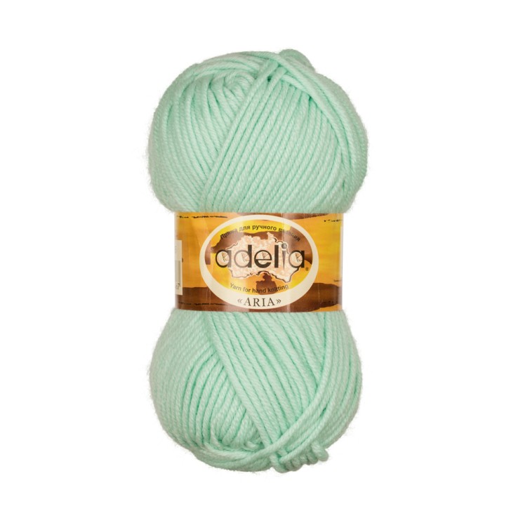 Пряжа ADELIA ARIA (100% акрил) 5х100г/100м цв.05 мятный