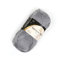 Пряжа для вязания КАМТ Ангара Люкс (50% мохер, 50% акрил) 5х50г/220м цв.169 серый