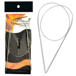 Спицы круговые для вязания на тросиках Maxwell Black арт.60-25 2,5 мм /60 см уп.10шт