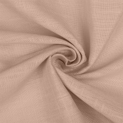 Ткань льняная TBYLi-1002-31 190г/м 40% лен 60%виск. шир 140см цв.31 пудра розовая рул 10м