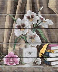 Картины по номерам на деревянной основе ФРЕЯ арт.PKW-1 54 Элегантные орхидеи 40х50 см