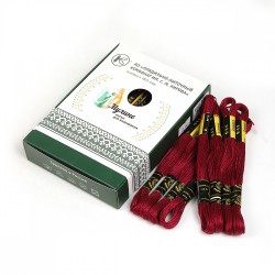 Нитки мулине цв.9230 бордовый 24х8м С-Пб