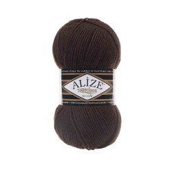 Пряжа для вязания Ализе Superlana klasik (25% шерсть, 75% акрил) 5х100г/280м цв.026 коричневый