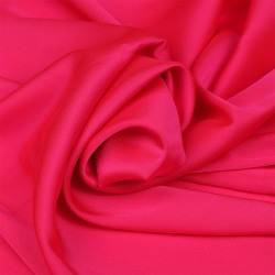 Ткань шелк Армани 90г/м 97% ПЭ 3% Спандекс шир.150см арт.TBYArm-152 цв.152 розовый неон уп.5м