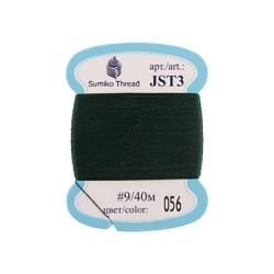 Нитки для вышивания SumikoThread JST3 9 100% шелк 40 м цв.056 т.зеленый